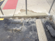 ADA Ramp Before Repair