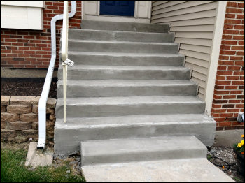 Concrete Stairs After Repair