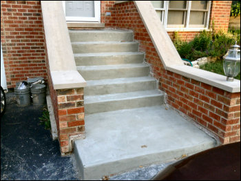 Concrete Stairs Resurfaced and Repaired, View 1