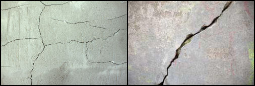 Small Concrete Crack vs. Large Crack in Basement Walls