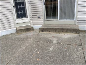 Concrete Stoop After Repair
